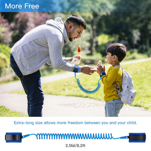 Anti Lost Wrist Link for Toddlers, Safety Toddler Leash, Child Leash, Wrist Leash for Babies and Kids, Children's Safety Wristband for Outdoor, Fa...