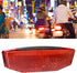 E?Bike Tailight, Bike LED Warning Light LED Riding Equipment Waterproof Connector Ebike Tail Light Ebike Tail Light E Bike Tail Light 2 Pin Red...