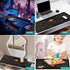 Large Gaming Mouse Pad for Desk, Desk Mat with Seamed Edges, Waterproof Desk Pad, Non-Slip Rubber Base, 31.5x11.8 Inch Keyboard Pad Computer Mat, ...
