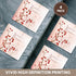 3dRose CST_78460_3 Pretty Cherry Blossoms Against a Peaceful Oriental Scene-Ceramic Tile Coasters, Set of 4...