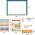 97Pcs Moving Mountains Calendar Bulletin Board Classroom Decor Teachers Wall Calendar Set For Classroom School Supplies...