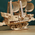 3D Wooden Sailboat Puzzle for Adults Wood Block Puzzle-Model Building Kit-Gift for Birthday/Father's Day...