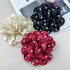 Elegant Large Rose Flower Brooches Lapel Pins Handmade Dainty Satin Fabric Pearl Brooches Big Camellia Flower Brooch Pin for Women Wedding Part Da...