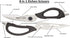 Ergo Chef All-Purpose Come-Apart Kitchen Shears for Poultry, Fish, Vegetables, Herb Stripper, Bottle Opener (Black)...