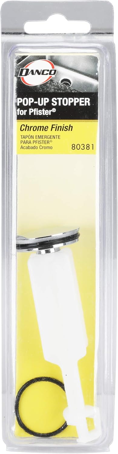 Danco Long-Lasting Pop-Up Stopper for Price Pfister, Chrome, 3-5/8-Inch, 1-Set (80381)...