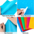 Plastic Folders with Pockets, 6 Color Heavy Duty Two Pocket Folder Business Card Holder for Office High School...