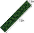 Sunwer Linen Marijuana Leaf Table Runner, 13" x 72", Green, Modern Pattern, Perfect for Kitchen Dining & Themed Parties...