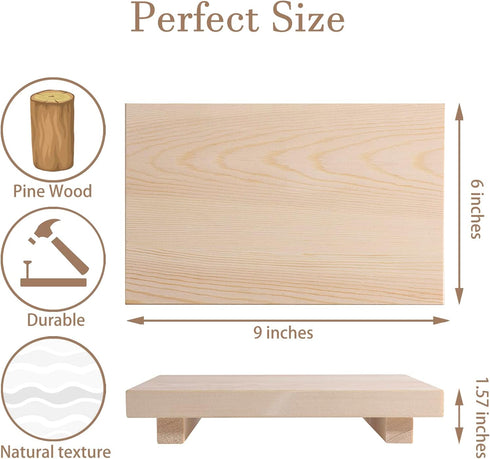 Bathroom Counter Organizer Wood Pedestal Stand Farmhouse Decorative Tray Soap Holder for Kitchen Decor, Burlywood...
