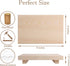 Bathroom Counter Organizer Wood Pedestal Stand Farmhouse Decorative Tray Soap Holder for Kitchen Decor, Burlywood...