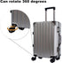 BQLZR Black Luggage Wheels Replacement Plastic Left & Right Swivel Luggage Suitcase Caster Wheels with 4 Holes,Hole Pitch (1.3"/1.54"/1.77"/1.18")...