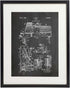 IDIOPIX Piano Patent Wall Decor Chalkboard Art Print Set of 6 Prints UNFRAMED...