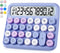 Mechanical Switch Calculator,Purple Calculator Cute 12 Digit Large LCD Display and Buttons,Calculator with Large LCD Display Great for Everyday Li...