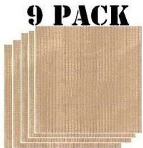 Superior 9 Pack Super Non-stick, Dupont Teflon Re-usable Food Dehydrator Sheets for Excalibur 2500, 2900, 3500, 3900 or 3926t. Sheet Measures 14” ...