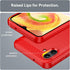 for Samsung Galaxy A04 Phone case, Shockproof, Scratch Resistant Carbon Fiber Jacket, Soft TPU,for Galaxy A04 case (Red)...