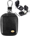 MRPLUM Earbud Carrying Case Small PU Leather Hard Portable Earphone Case Protective Storage Pouch Bag with Mesh Pocket & Keychain for Wireless Hea...