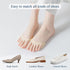 18Packs Metatarsal Pads Ball of Foot Cushions Forefoot Pads Honeycomb Fabric Forefoot Pads for Pain Relief High Heels Toe Pads Men Women Invisible...