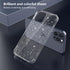 KSWOUS for iPhone 15 Pro Max Case Glitter with 2 Pack Screen Protector + 2 Pack Camera Lens Protector, Clear Glittering Cute Phone Case Shockproof...
