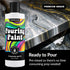 White Pouring Paint Acrylic Pouring for Pour Art and Flow Painting 8oz 236 ml Bottle Titanium White...