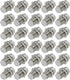 30PCS 5MM Panel Mount LED Holder LED Holder Mount Panel Display Socket Base Suitable for Panel Mount LED Indicator and Low Voltage LED Diode and L...