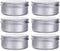 6 Ounce Aluminum Cans 180 mL Screw Lid Metal Storage Tins Containers for Storing Spices, Candies, Lip Balm, Candles, 6 Pcs....