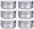 6 Ounce Aluminum Cans 180 mL Screw Lid Metal Storage Tins Containers for Storing Spices, Candies, Lip Balm, Candles, 6 Pcs....