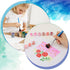 6 Pcs Mop Brush for Acrylic Painting 1 Inch Blending Brush Paint Brushes for Acrylic Painting Oval Mop Acrylic Brush with Wooden Handle for Acryli...