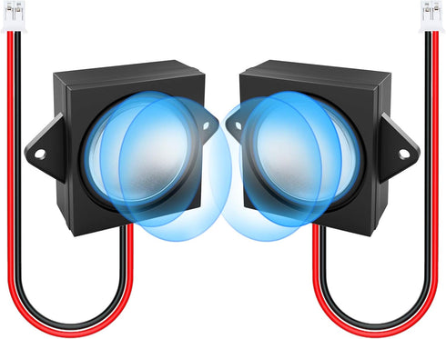MakerHawk Arduino Speaker - 2pcs 3W 8 Mini Speaker, Full-Range, JST-PH2.0mm-2 Pin Interface, 3.3V-5V...