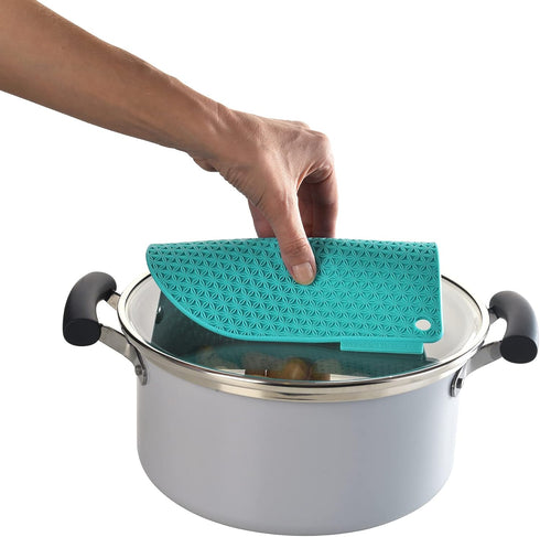 Charles Viancin - Honeycomb Silicone Pot Holder - Withstands Temperatures up to 220°C / 428°F - BPA-Free, Plastic Free, Food-Grade Silicone - Dish...