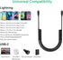 Coiled USB-C to Lightning Cable, MFi Certified Retractable USB C iPhone Charger Cord Charging Cable Compatible with iPhone 14 13 12 11 Pro Max XR ...