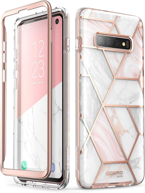 i-Blason Cosmo Designed for Galaxy S10 Case Stylish Glitter Protective Bumper Case Without Built-in Screen Protector for Galaxy S10 2019 Release (...