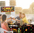Chili Cook Off Decorations, 71" x 24" Chili Cook Off Banner, 3 Pcs Chili Pepper Plastic Tablecloth Table Cover 53" x 108", Mexican Fiesta Chili Co...