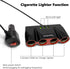 USB Car Charger Splitter Adapter, 120W 12V/24V 4-Socket Cigarette Lighter Adapter with 3pcs USB QC3.0 Car Charger Socket Quick Charge for GPS, Das...