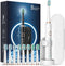 Rtauys M5 Sonic Electric Toothbrush for Adults - Rechargeable Electric Toothbrushes with 8 Brush Heads & Travel Case,Power Electric Toothbrush wit...