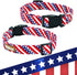 American Flag Dog Collar?4 of July Cute Adjustable Patriotic Collar for Boy and Girl Dogs, Dog Collar with Strong Plastic Buckle - for Small Mediu...