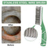 Wire Brush for Cleaning-Heavy Duty 11 Inch Stainless Steel Wire Scratch Brush for Cleaning Rust with Rubber Covered Handle...