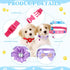 22 Pack Dog Bow Tie Dog Flower Collar Adjustable Bowtie Dog Collar Flower Pet Supplies Collars Dot Print Bowknot Flower Neck Tie for Medium Small ...