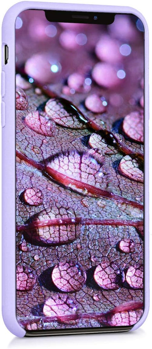 kwmobile Case Compatible with Apple iPhone X Case - TPU Silicone Phone Cover with Soft Finish - Lavender...