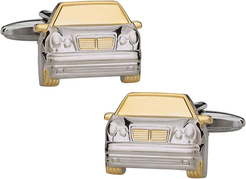 Gold & Silver Tone Luxury Car Automotive Suit Cufflinks for Men with Presentation Gift Box French Dress Shirts Wedding Unique Business...