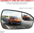 Right Passenger Side View Heated Mirror Glass for 2013 2014 2015 2016 2017 2018 2019 2020 Ford Fusion, Replace DS7Z17K707F DS7Z-17K707-F Exterior ...