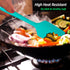 3 Pack Large Silicone Spatula for Kitchen,600°F Heat resistant Rubber Spatulas for Baking,Cooking, Scraping,and Mixing,Non Stick Kitchen Utensils,...