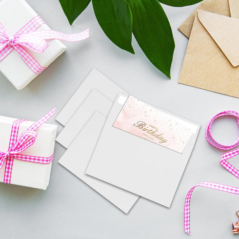 100Packs A2 White Envelopes 4x 5 Inch Card Envelopes,Self Seal for Weddings, Greeting Cards?Mailing? Invitations, Photos, Postcards...