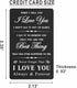 Wedding Gifts for Couples Unique - When I Tell You I Love You Wallet Card, Valentines Gifts for Boyfriend Husband Fiance, Sentimental Wallet Inser...
