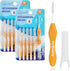 Amakos 12 Pcs Interdental Brush, Soft Dental Braces Brush for Teeth Cleaning (1.2mm)...