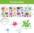 Supzone Colorful Paint Wall Decal Inspirational Quotes Wall Stickers Ink Splatter Splotches Wall Decal Watercolor Paint Splash Wall Art Sticker fo...