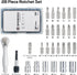 SHARDEN 1/4 Mini Ratchet Set 28pcs Right Angle Screwdriver and Bit with Metric Socket Set, 72 Tooth Small Ratcheting Wrench Offset Screwdriver Low...