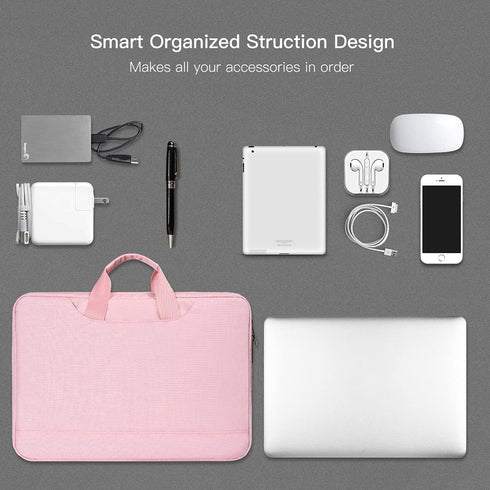 11.6-12.9 Inch Laptop Bag Sleeve Women Ladies TSA Travel Briefcase with Organizer for Lenovo Chromebook Flex 3 11, Macbook Air 13 A2337, Acer Chro...