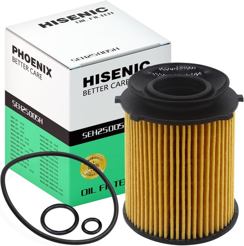 Oil Filter Fits for Mercedes-Benz A220 B250 C300 C350E CLA250 E300 GLA250 GLC300 Metris SLC300 SLK300 Infiniti Q50 Q60 QX30 Metal Free 2701800009 ...