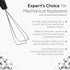 Qisan Keycap Puller Black Stainless Steel Keycap Removal Tool Expert for Mechanical Keyboard Magicforce...