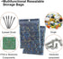 Holographic Bags 4x6 Inch,100PCS Star Pattern Resealable Mylar Bags Zip Lock Bags For Food Storage Candy Wrap Jewelry Lip gloss...