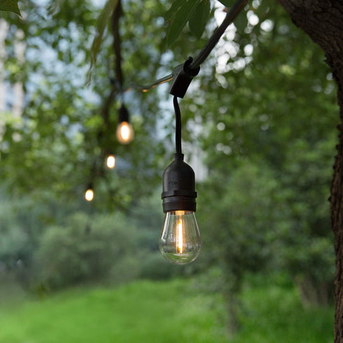 Shatterproof & Waterproof S14 String Light Bulbs-Equivalent to 10 W, S14 led Bulb fits for Commercial Outdoor Patio Garden Vintage Lights, E26 Bas...